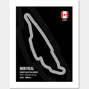 Montreal Race Track (B&W) Posters and Art